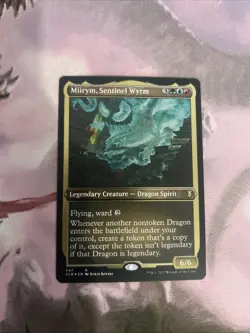 Miirym, Sentinel Wyrm Foil Etched Commander Legends Battle For Baldur's Gate MTG - Image 1