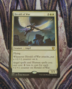 MTG - Herald of War- Commander: Innistrad: Midnight Hunt - Rare - NM - Image 1