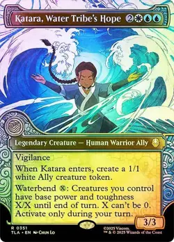 Katara, Water Tribe's Hope Foil Showcase Avatar: The Last Airbender NM MTG - Image 1