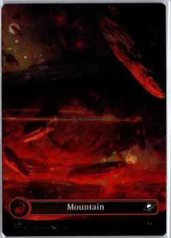 Mountain (0370) (Borderless) (Galaxy Foil) Foil L Edge of Eternities 370 NM - Image 1