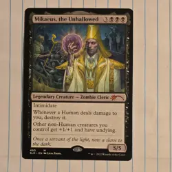 Mikaeus the Unhallowed Secret Lair Drop Regular Mythic Creature Black Wizards E… - Image 1