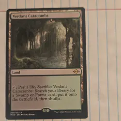 Verdant Catacombs Modern Horizons 2 Regular Rare Land Wizards English - Image 1