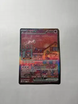 Mew EX 053 Scarlet & Violet Promo Holo Pokemon TCG Card Near Mint NM Condition - Image 1