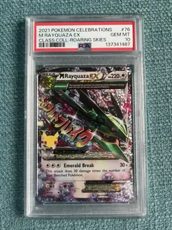 PSA 10 - M Rayquaza EX 76/108 SWSH Celebrations Classic Collection - Pokemon - Image 1