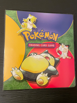 Pokemon Vintage 1999 Base Set A4 Original Folder Binder Snorlax WOTC - Image 1