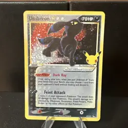 Pokemon Celebrations - Umbreon Gold Star 17/17 - Pokemon 25th Anniversary - Image 1