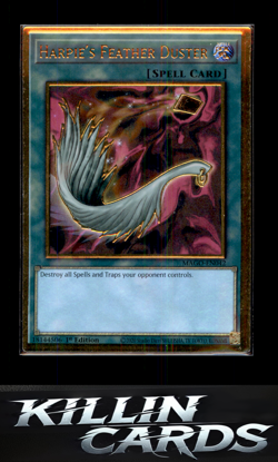 1st Edition Harpie's Feather Duster MAGO-EN042 Premium Gold Rare Maximum Gold Yu - Image 1