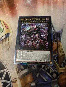 Super Starslayer TY-PHON - Sky Crisis RA04-EN072 Prismatic Ultimate Rare PUR NM - Image 1