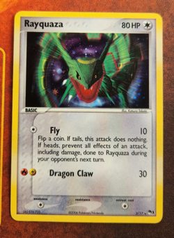 Pokemon TCG Rayquaza Holo Rare Card 3/17 Pop Series 1 Promos - Image 1