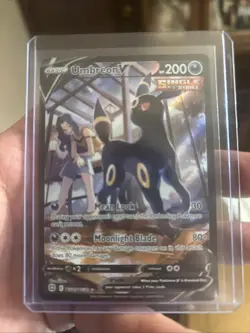Pokemon Umbreon V Ultra Rare Full Art Holo TG22/TG30 Brilliant Stars Card - Image 3