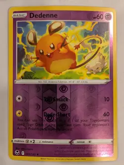Dedenne - 085/195 Silver Tempest Pokemon Reverse Holo Foil Nice! - Image 1