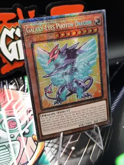 Yu-Gi-Oh! Galaxy-Eyes Photon Dragon BLMM-EN007 Starlight Rare 1st Ed (Chibi) NM - Image 3