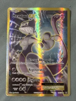 Pokemon TCG Mewtwo EX 103/108 Ultra Rare Holo Card Evolutions XY NM - Image 1