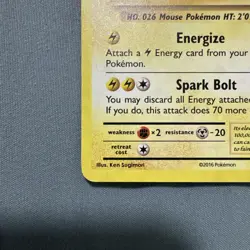 Pokemon TCG Raichu Holo Rare Card 14/102 Base Set English Edition - Image 5