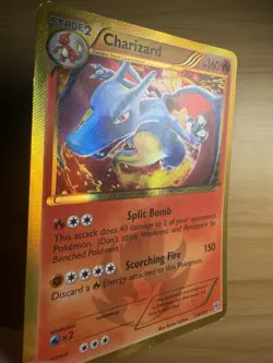 Pokemon Charizard 136/135 Plasma Storm Secret Rare Holo Card English NICE - Image 2