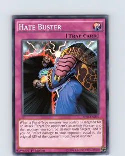 Yu-Gi-Oh TCG Hate Buster BP03-EN205 1st Edition Regular Common Card NM - Image 1