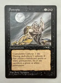 Dystopia x1 MTG Alliances 1x Magic Very Good Moderate Play VG MP - Image 1