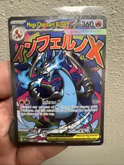 Pokemon Mega Charizard X EX 023 Me: Mega Evolution Promo Holo 360 HP NM - Image 1