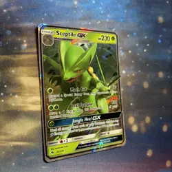 Sceptile GX 22/214 Lost Thunder Ultra Rare Holo Pokemon Card - Image 2