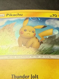 Pokemon TCG Pikachu SM183 Sun & Moon Black Star Promo Swirl NM - Image 3