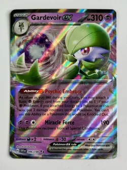 Gardevoir ex 2023 Pokemon Scarlet & Violet Double Rare #086/198 * Near Mint - Image 1