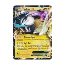 Pokemon Dark Explorers Raikou EX (UR) #38 (Holo) Fair - Image 1