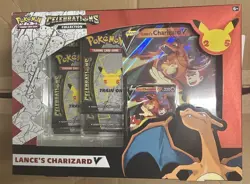 Sealed Pokemon LANCE'S CHARIZARD V Celebrations Collection Box Lot Of 2 - Image 3