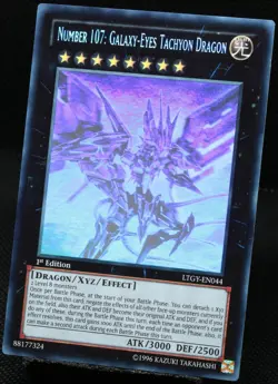 Yu-Gi-Oh! Number 107: Galaxy-Eyes Tachyon Dragon LTGY 1.Edition Ghost Rare [NM] - Image 3