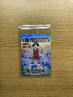 Bandai Namco Monkey.D.Luffy P-055 One Piece CCG US Voyage Promo Foil Card - Image 2