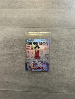 Bandai Namco One Piece Card Game US Voyage Monkey.D.Luffy ST01-001 Character - Image 2