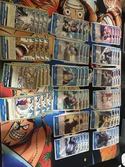 One Piece TCG Op06 Wings Of The Captain C-UC-R Blue Playset - Image 1