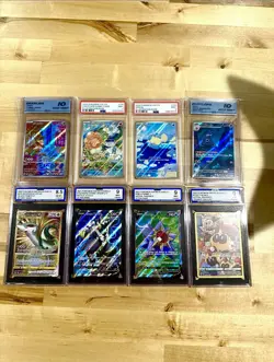 Graded Pokemon Card Lot (8 Cards) - Image 1