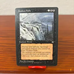 Vintage Magic the Gathering Koskun Falls R Homelands NM - Image 1