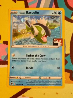 HISUIAN BASCULIN 043/189 HOLO PLAY PRIZE PACK ASTRAL RADIANCE POKEMON - Image 1