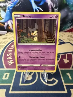 Mimikyu 96/236 Uncommon Regular Sun & Moon Cosmic Eclipse Pokemon TCG - Image 1