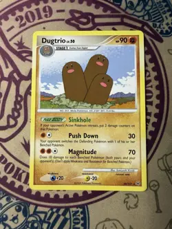 Dugtrio Platinum 24/127 Regular Rare Pokemon TCG - Image 3