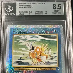 Magikarp 52/110 Beckett Rev Holo Legendary Rare WOTC Vintage Pokemon - Image 2