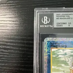 Magikarp 52/110 Beckett Rev Holo Legendary Rare WOTC Vintage Pokemon - Image 4