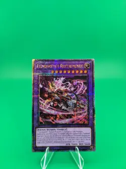 Yu-Gi-Oh! Fiendsmith's Rextremende SUDA-EN037 Quarter Century Secret Rare - Image 1