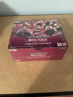 One Piece Card Game OP-11 A FIST OF DIVINE SPEED Box English | SEALED - Image 1