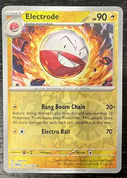 Electrode 101/165 Reverse Holo MEW EN Scarlet & Violet 151 Pokemon Card-NM - Image 1