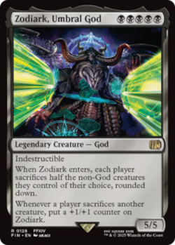 mtg magic Zodiark, Umbral God final ff ENGLISH Zordiarche, icone des Tenebres - Image 1
