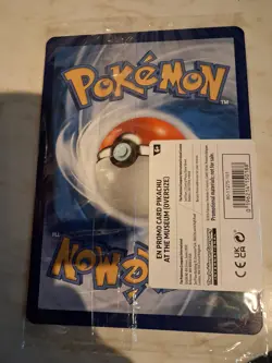 Pokemon TCG Promo Oversized Card - Pikachu At The Museum (sealed) - UK - Image 2