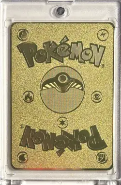 Mario & Luigi Pikachu Cosplay Metal Polished Collectible Pokemon Card Set - New - Image 3