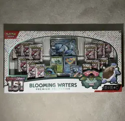 Pokemon TCG 151 Blooming Waters Premium Collection Box, Sealed - Image 1