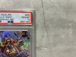 PSA 10 Teach OP09-093 Manga Alt Art Emperors in the New World ONE PIECE Japanese - Image 4