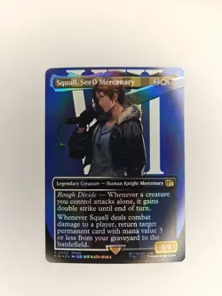 MTG Squall, SeeD Mercenary (Borderless) Foil - 0402 - Final Fantasy NM/M - Image 1