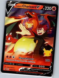 Lance's Charizard V - SWSH133 SWSH: Sword & Shield Promo - Pokemon Card - NM - Image 1