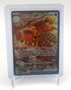 Pokemon Stellar Crown Dachsbun ex 169/142 SIR Special Illustration Rare Card - Image 1