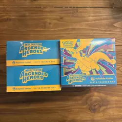 Pokemon Ascended Heroes ETB Pokemon Center Exclusive PKC 4x New - Image 1